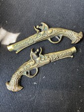 Pair of Vintage Solid Brass 9"