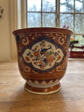 Chinoiserie floral plant pot