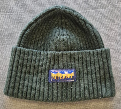 Superdry green beanie hat - beanie,