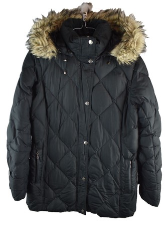 Lands end down padded coat - down,