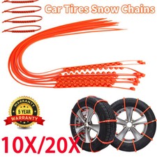 20X Anti-skid Mud Ice Snow Chains Winter Safety Car SUV Truck Tire Tyre UK