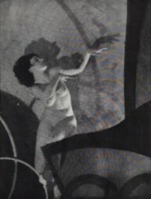 Art Deco nude study "Symphony" 1943 by Bernard Leedham FRPS