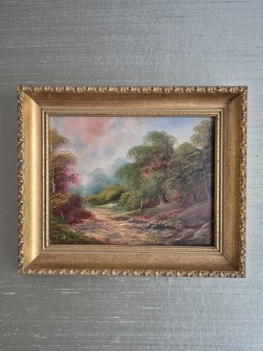 Late 19th oil board - late, on
