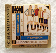 Huddersfield Town F.C. 1st Division Champions 1925-26 Top Four Finishers Badge