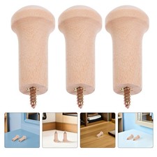  12 Pcs Wooden Wall-mounted Coat Hook Hat Hooks for Screw on Shaker Style