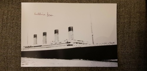 Millvina dean signed - millvina,