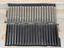 X20 Pyrex Glass Test Tubes Medium wall Rimed Height 15cm Width 2cm Used