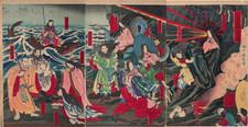 Chikanobu - Five National Gods