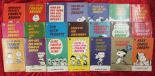21 CHARLIE BROWN AND PEANUTS BOOK COLLECTION by CHARLES M. SCHULZ ** PAPERBACK