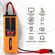 VXSCAN F04 Underground Cable Tester Wire Locator LAN Tracker With Earphone