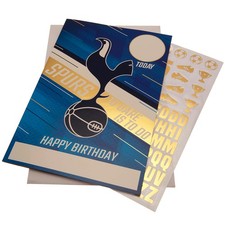 Tottenham Hotspur FC Birthday Card With Stickers (football club souvenirs memora