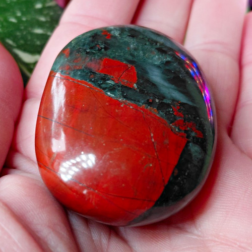 Polished african bloodstone - african,