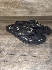 Abeo Bio Comfort System SUNRISE BLACK Bling Sandals - Sz 7 Women’s
