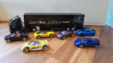 Corgi 1/64 Scale Lotus Sport Volvo Transporter + 6 Lotus Cars Elise Exige 340R 