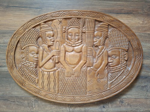 Huge vintage teak wood - 30",