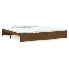 Solid Wood Bed Frame Bedroom