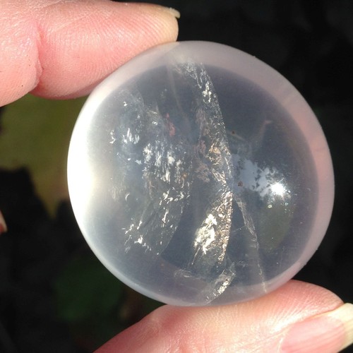 Girasol quartz crystal - girasol,