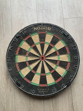 Vintage Nodor 2 II Supabull Dartboard 18" In Diameter Rare Used Once