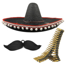 Black Mexican Hat & Bendable
