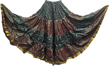 Silk Blend Sari 6/7 Yard Skirt