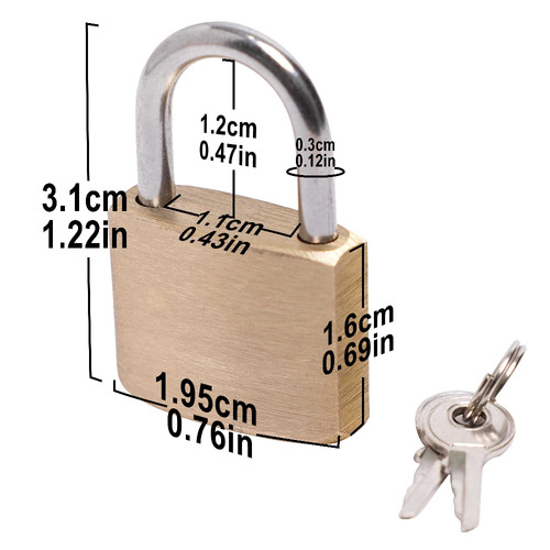 Metal chastity cage brass - chastity,