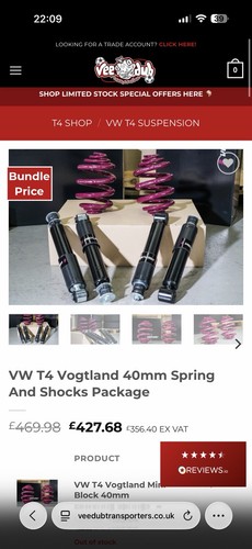 Votgland shock absorbers - t4,