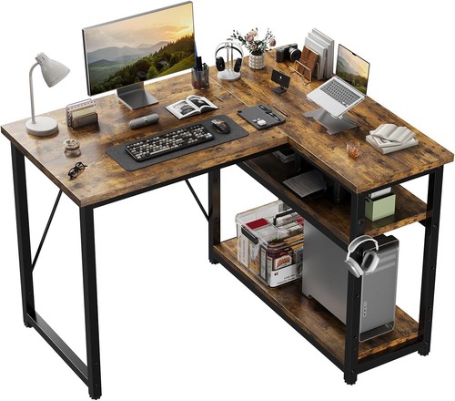 Small shaped desk 100x80cm - small, l