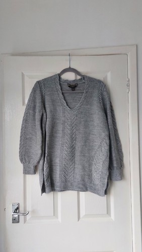 Lipsy london grey cable knit - lipsy,