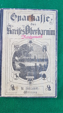 Old savings book savings bank