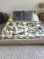 African mud art vintage wall