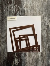 Spellbinders Nestabilities Small Square Die Set Cardmaking Dies 7 Pcs Rare