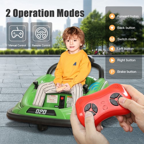 12v bumper car ride 360 - bumper,