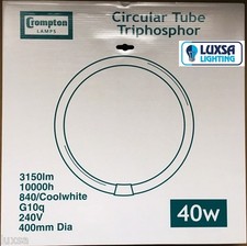 2 x 40W T9 Cool White Crompton