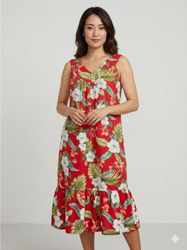 Vintage floral hawaiian - floral,
