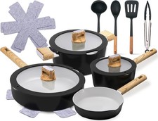 Ceramic Pots and Pans Set Non