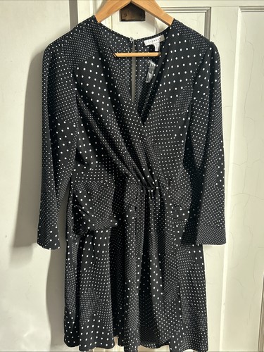 Topshop black white polka - topshop,