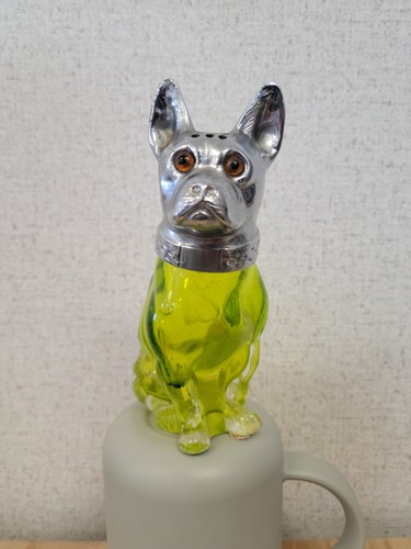 1930 green glass chrome - 1930,