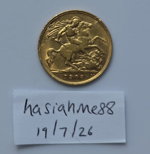 1908 edward vii - edward, 22ct