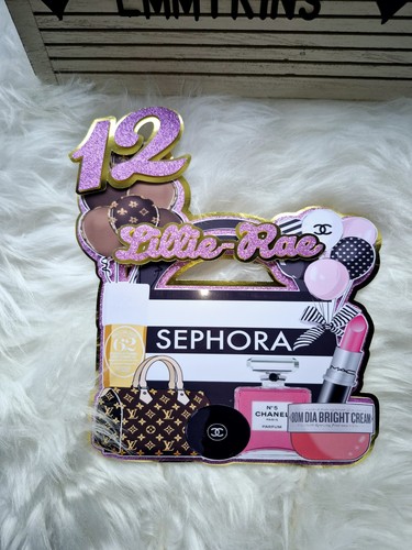 Sephora skincare makeup cake