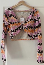 Monki Orange & Pink Abstract