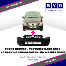 Front bumper black mercedes - -,