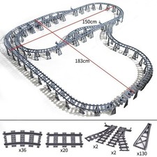 Track Straight Curved Crossing