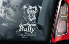 American Bully Car Sticker -
