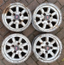 4 x "Minilite-style" Mistral Mod Wheels in need of restoration