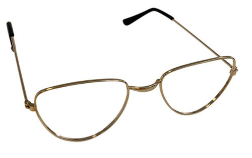 Santa half moon glasses - moon,