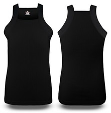 2 PIECE Men Vest Designer Cut  Organic cotton Rib Vests RIB TOP SLEEVELESS