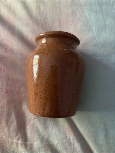 Brown stoneware ceramic - brown, small