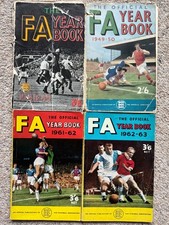 FA English Football Association Official Year Books 1948-49/49-50/61-62/62-63