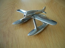 SCHNEIDER TROPHY PLANE Chrome Plated Stamped Desmo Vintage 1930s
