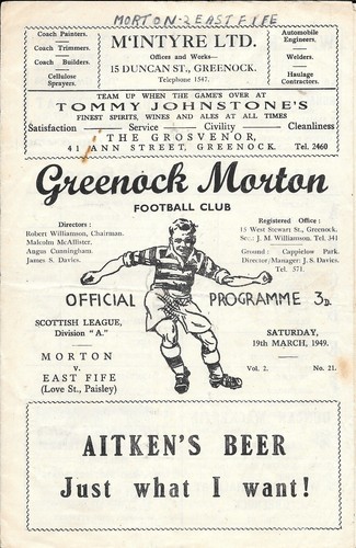 Greenock morton east - v,